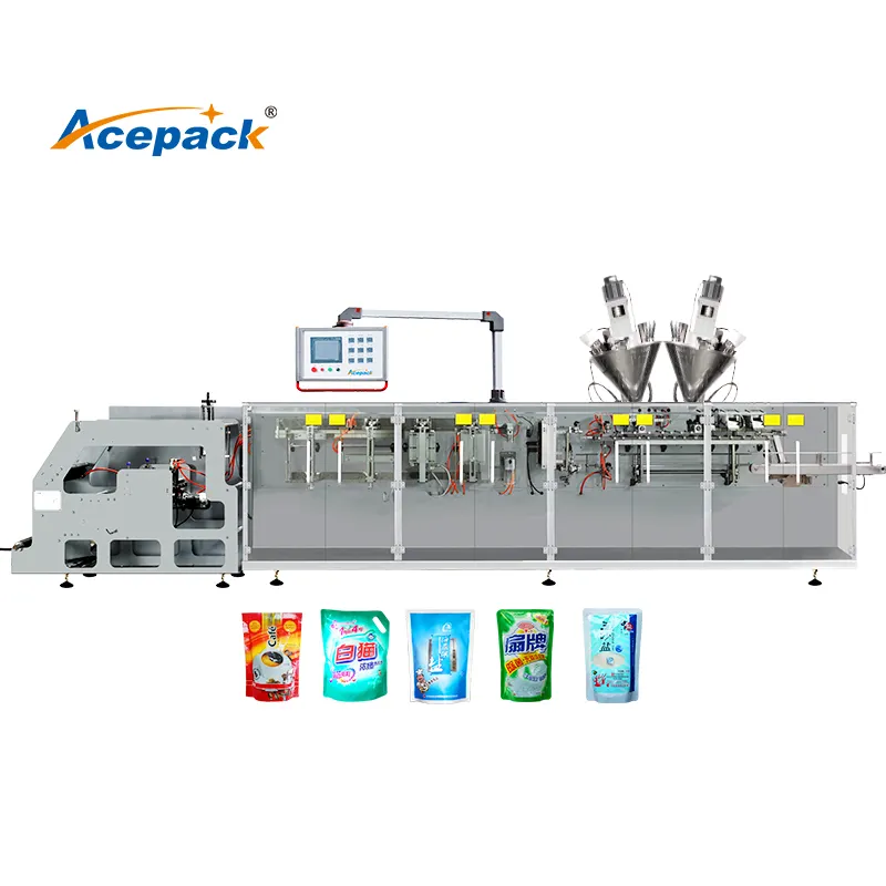 Acepack آلة تعبئة وتغليف أكياس بلاستيك محكمة الغلق التلقائي