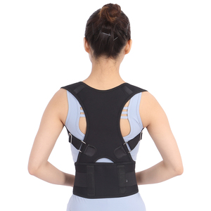 Corrector de postura Lumbar de goma de neopreno ajustable, soporte de espalda para alivio del dolor de <span class=keywords><strong>Jorobado</strong></span> y espalda baja - Product Image 1