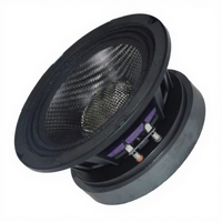 Haut-parleur professionnel de 6,5 pouces avec cône en carbone de 50 mm et bobine mobile pour système audio
