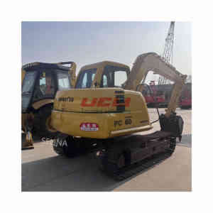 Komatsu d'occasion d'origine japonaise PC60-7/PC35MR/PC55MR Mini pelle sur chenilles moteur 6 tonnes pour moteur 141kW Bon état pour - Product Image 4