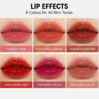 Gloss à lèvres diamanté longue tenue, non-collant, 3 ml, à base de minéraux naturels, résistant à l'eau, format échantillon, marque privée pour maquillage de fête