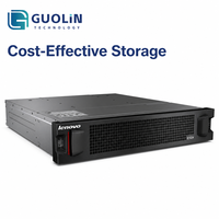 Almacenamiento Conectado Directamente Lenovo E1024 2U de 24 Bahías JBOD DAS, Carcasa SAS de 6 Gbps para Expansión de Almacenamiento Empresarial de Alta Velocidad