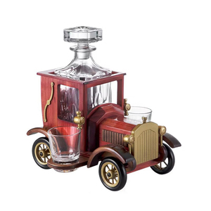 Koleksi 700ml dekanters wiski kaca borosilikat tinggi berbentuk mobil transparan - Product Image 5