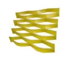 Grün pvc beschichtung eisen loch skala erweitert metall mesh in rhombus mesh