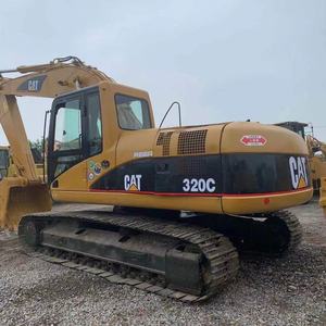 Grande machine de terrassement Caterpillar CAT320C d'occasion, pelle de 20 tonnes, moteur, boîte de vitesses, modèles 320D 320D2 320GC en stock - Product Image 4