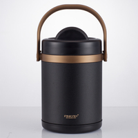 PINKAH Termo de Acero Inoxidable de Doble Pared de 67oz (2000ml), Recipiente Aislado Premium para Alimentos, Lonchera con Asa