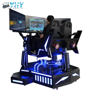 Guangzhou Super Driving Simulator 9D Vr Game Machine Virtual Reality Car Racing For Sale