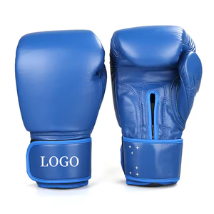 Gants de boxe en cuir PU de haute qualité avec sangle de poignet réglable, couleur personnalisée, imperméables pour le sparring et l'entraînement - Product Image 1