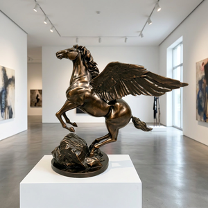 Figura de Caballo Andaluz de Bronce Personalizada - Fundición a la Cera Perdida a Medida con Pátina Antigua Aplicada a Mano, Escultura 3D - Product Image 3