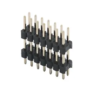 Fpic Tùy Chỉnh 0.8Mm 1Mm 1.27Mm 2Mm 2.54Mm Pitch Gia Công Thẳng Pogo Smt Pin Tiêu Đề Kết Nối Không Thấm Nước