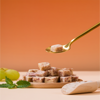 Collations saines chinoises non soufflées VF Taro Dices, aliments sains et nutritifs, saveur sel et poivre, cubes de taro