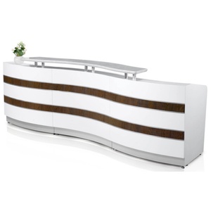Free Sample <b>Desk</b> Design Plans Furniture Australia Office Reception Counter for Sale - Product Image 2