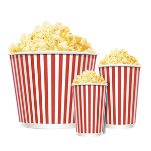Gobelet en papier KFC <span class=keywords><strong>de</strong></span> grande taille avec logo personnalisé, 64 oz, 85 oz, 120 oz, gobelet en papier pour poulet frit, popcorn, seau avec couvercle - Product Image 5