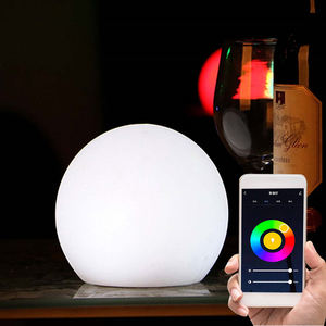 Veilleuse sans fil personnalisée, contrôle par application Tuya, salon intelligent, restaurant, <span class=keywords><strong>lampe</strong></span> de table LED rechargeable sans fil - Product Image 1