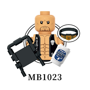 MB1020-MB1024 <span class=keywords><strong>WWE</strong></span> The Rock John Cena The Undertaker Mini Figurines de Construction en Briques Jouets - Product Image 5