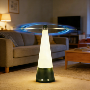 Ventilador Repelente de Moscas Recargable <span class=keywords><strong>con</strong></span> Aspas Suaves, Luz LED y Control Táctil, Portátil para el Hogar, Habitación Infantil y Campamentos al Aire Libre - Product Image 6