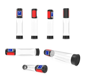 เครื่องปั๊มสุญญากาศองคชาติไฟฟ้าของเล่นทางเพศสำหรับผู้ชายชาร์จได้6โหมดความถี่ - Product Image 5