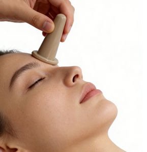 Ensemble de ventouses en silicone anti-<span class=keywords><strong>cellulite</strong></span>, 2 pièces, ventouses faciales sous vide pour massage du visage, thérapie corporelle, ventouses Hijama pour le soin de la peau - Product Image 3