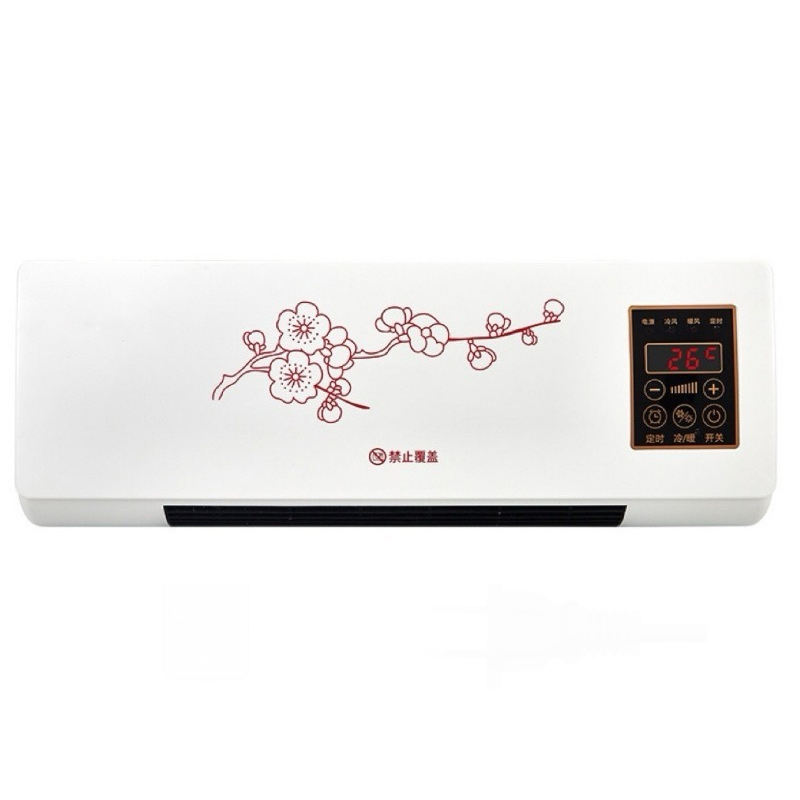 White - Red Floral Pattern