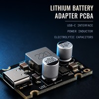 Adaptateur de batterie au lithium PCBA à tension large plage 48V/60V/72V 3A/8A/10A/12A/15A/20A/25A, carte de circuit pour conversion de puissance de pack batterie