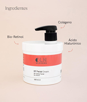 Crème de gel conductrice pour le visage par radiofréquence | Peau lisse, douce et brillante, réparation des dommages cutanés | Acide hyaluronique, collagène
