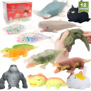 Jouets sensoriels anti-stress à presser pour garçons et filles, en PU écologique, ensemble de jouets Fidget EN71 Popit, jouets sensoriels pour enfants autistes - Product Image 3