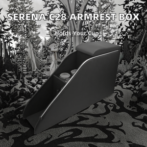 مسند ذراع وسطي أمامي سيرينا C28 مع حامل أكواب لسيارات نيسان التي تعمل بالبنزين - Product Image 2