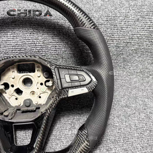 พวงมาลัยคาร์บอนไฟเบอร์สำหรับ volkswagens Golf 8 Golf R 6 7 7.5 MK8 MK7 8R GTI GTD CC Jetta VW W MK6 <span class=keywords><strong>Scirocco</strong></span> - Product Image 3