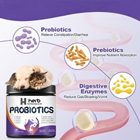 Poudre Probiotique Sûre ODM/OEM pour Chiens et Chats - Supplément de Vitamine D à Base de Calcium pour Digestion Sensible, Races Grandes, Tous Âges