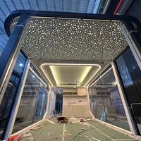 Nouvelle Cabine Intelligente AI à Commande Vocale Prix Usine, Modèle Capsule Spatiale, Maison Préfabriquée en Panneaux Sandwich pour Hôtels, Bureaux, Immeubles et Centres Commerciaux