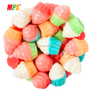 MPS Candy 4D Gummies <span class=keywords><strong>Rainbow</strong></span> Juicy Gummy Candy 3D Cupcake - Product Image 3