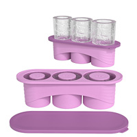 Vente en gros de gobelet écologique 2024 Ice Cube Drinkware Bar Accessoires-4 en 1 Can Cooler avec sublimation Bouteille d'eau Thermos