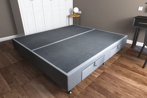 Cama Otomana Minimalista de Diseño Británico, Fabricada en China, con Base de Resortes, Almacenamiento, Cómoda, Ahorra Espacio, Tapizada, con Marco de Madera - Product Image 2