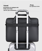 Sac à bandoulière pour ordinateur portable 15,6 pouces, grande capacité, étanche, durable, idéal pour les voyages d'affaires – Vente en gros