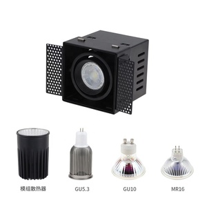 OEM Nhà cung cấp LED tuyến tính lưới tản nhiệt ánh sáng Downlight đèn gián tiếp 2x7W 2x10W GU10 thay thế lưới tản nhiệt Downlight đèn lịch thi đấu - Product Image 3