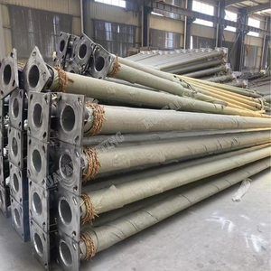 Q235 tiang lampu baja, tiang lampu jalan, jalan, kerucut 5M 6M 7M 8M 9M 10M 12M - Product Image 6