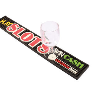 Tapete <span class=keywords><strong>de</strong></span> Barra <span class=keywords><strong>de</strong></span> Lujo para Bebidas, Antiderrames, Personalizado, <span class=keywords><strong>de</strong></span> PVC, Silicona y Goma, con Logotipo 3D, para Accesorios <span class=keywords><strong>de</strong></span> Bar - Product Image 3