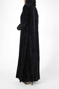 ชุดเดรสมุสลิมสำหรับผู้หญิงชุดเดรสอาบายาผ้ากำมะหยี่สีดำพิมพ์ลายสำหรับผู้หญิงอาหรับแบบดั้งเดิมตะวันออกกลางรอมฎอนออกแบบได้ตามต้องการ - Product Image 3