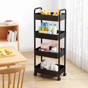 Multi Tiered <b>Storage</b> <b>Trolley</b> 5 Layers Portable Moisture Proof For Bathroom <b>Kitchen</b> Living Room - Product Image 3