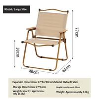 Chaise de plage pliable légère en acier pour le camping, les pique-niques, les barbecues, la pêche et la randonnée