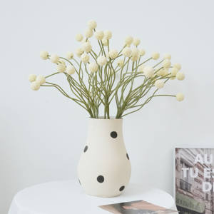 Flores artificiales al por mayor fabricante de flores de bolas de oro para la decoración del hogar y regalos de boda - Product Image 2