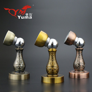 Butée de porte Yuma en bronze antique, alliage de zinc, fixation murale, style rétro, butée de porte magnétique puissante pour porte intérieure en bois - Product Image 1