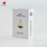 Jeu de cartes de tarot personnalisées en or 78 pour débutants, cartes à jouer en plastique PVC avec guide et emballage en boîte