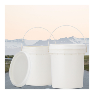 Plastic Popcorn Containers Plastic Plastic Pail Low Moq 1kg 2kg 2l 3l Food Grade Plastic Milk Popcorn Honey Candy Custard Powder Containers Bucket Pails With Clear Handles Lid