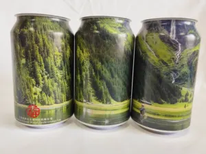 FRD Recyclable Custom Logo Packaging Aluminum Bottle Manufacturing Canned Lids Beer