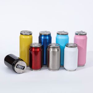 Vaso Térmico Personalizado de 12oz/17oz al por Mayor, Aislado al Vacío, Simple, para Bebidas Frías y Calientes, Tipo Lata, para Coche, con Pajita - Product Image 5