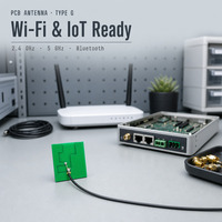 Antenne WiFi double bande 4G 5G 2dBi verticale PCB interne IPEX1 IPEX4 à souder 22x25x0.9mm pour routeur module IoT