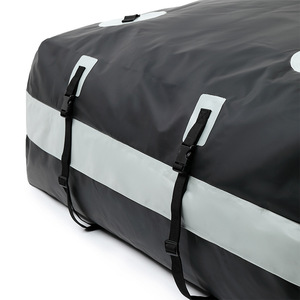 Bolsa de Techo Impermeable para Coche, de Tela Oxford y PVC, Portátil, de Gran Capacidad, para Exteriores, Portaequipajes de Techo - Product Image 4