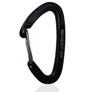 <span class=keywords><strong>Mousqueton</strong></span> en aluminium <span class=keywords><strong>ultra</strong></span> léger CLIWIZ avec loquet à ressort 12kN pour hamac SGM7806S - Product Image 2