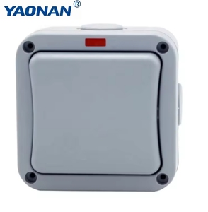 Interruptor de Pared de 1 Vía y Doble Polo para Exteriores, Resistente al Agua, a la Lluvia y a las Salpicaduras, IP66, ON-OFF-ON, 20A, 250V, Material ABS de Alta Resistencia - Product Image 3